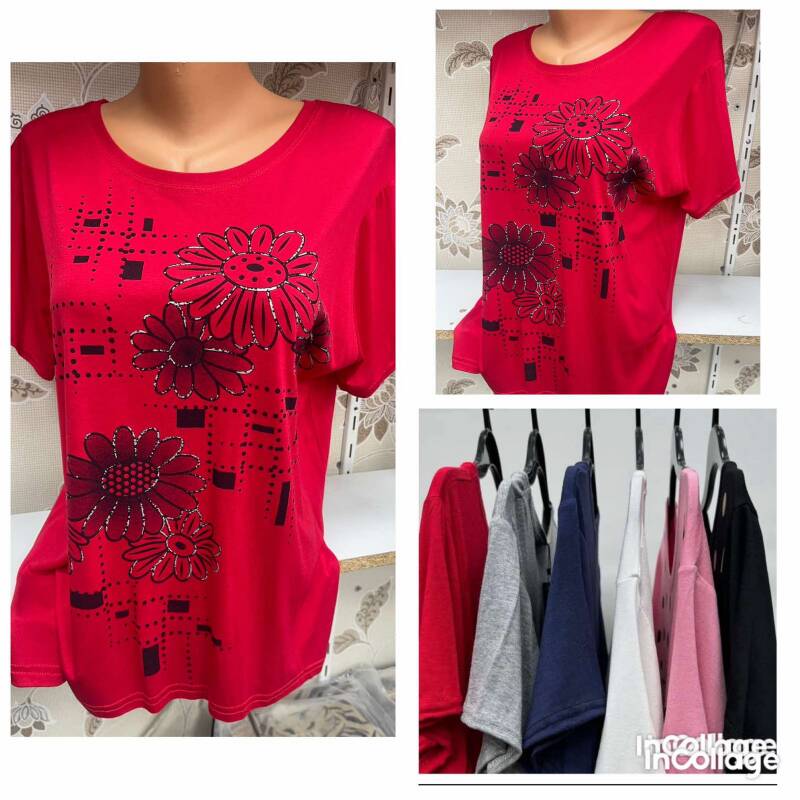 Bluzki damskie Roz L-3XL, Mix Kolor Paczka 12 szt